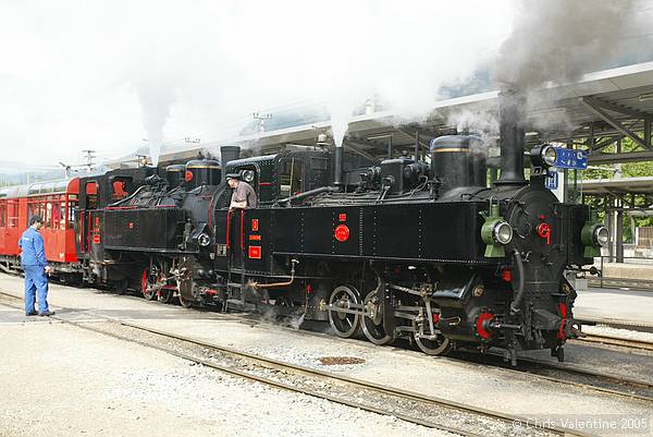 Zillertalbahn 1m narrow gauge steam railway, Jenbach, Austria