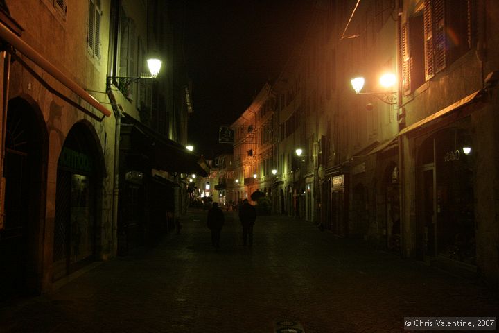 Night scenes, Chambery, France, Oct 2007