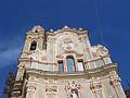 The magnificent church in Cervo, still undergoing restoration